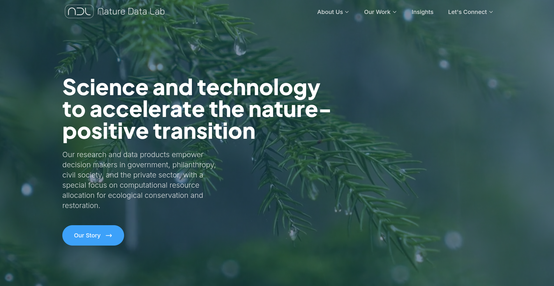 NatureDataLab homepage